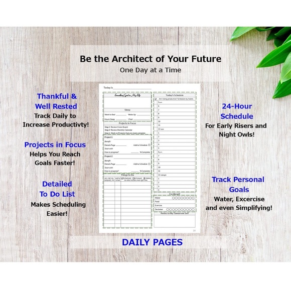 Gazelle PlannerGuided Daily Planning to Improve Organization Time Management - Picture 4 of 6